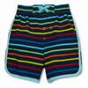 Wondernation Baby Infant Toddler Boys Swim Trunks (Navy Blue Striped, 2T) view 1
