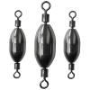 AMYSPORTS Saltwater Fishing Weights Swivel Bullet Sinkers Fishing Weight Brass Fishing Weights Freshwater Bass Sinker Weight with Swivel Rolling 10pcs 1/4oz view 1