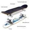 EFTOWEL Skateboards Composition of Blue Butterflies Morpho and White Butterflies on White Classic Concave Skateboard Cool Stuff Teen Gifts Longboard Extreme Sports for Beginners and Professionals view 3