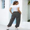 Willow Dance Womens High Waisted Sweatpants Athletic Baggy Joggers Pants Lounge Work with Pockets Fall Winter Dark Grey S view 2