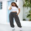 Willow Dance Womens High Waisted Sweatpants Athletic Baggy Joggers Pants Lounge Work with Pockets Fall Winter Dark Grey S view 4
