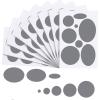 Boao 80 Pieces Repair Patches for Down Jackets Puffer Coat Nylon Fabric Repair Tape Self Adhesive Waterproof Cold Resistant Patch for Clothing Tent Ski Pants Gear Holes Bags Pants(Dark Grey) view 1
