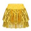 Agoky Kids Girls Glittery Sequined Dance Tutu Skirt Hip Hop Latin Jazz Fancy Dress Up for Prom Dance Stage Performance Gold 4-5 view 1