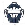 ZETT BLM3218 Soft Baseball Catchers Gear Pro Status Catcher Mask Seiji Kobayashi Player Type Navy (2900) view 4
