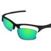 Glintbay 100% Precise-Fit Replacement Sunglasses Lenses for Oakley Half Jacket XLJ - Polarized Green Mirror view 3