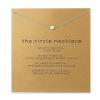 Baydurcan Dot Necklace Simple Pendant Chain Necklace with Message Card Gift Card (dot s) view 1