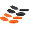 Mryok 2 Pair Replacement Nosepiece Nosepad for Oakley Commit Squared(SQ)/Commit Squared(SQ) Asian Fit/Flak 2.0 - Orange & Black view 1