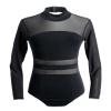 Daydance Turtleneck Black Women Dance Leotards Long Sleeve Ballet Outfits view 1