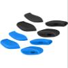 Mryok 2 Pair Replacement Nosepiece Nosepad for Oakley Commit Squared(SQ)/Commit Squared(SQ) Asian Fit/Flak 2.0 - Sky Blue & Black view 1