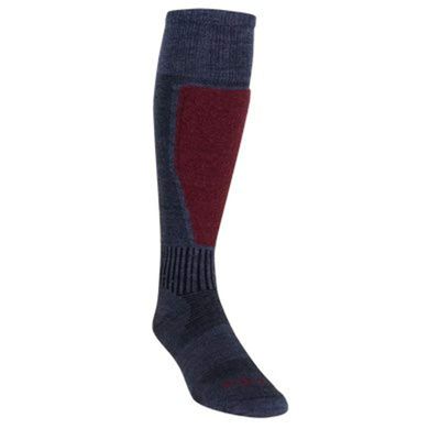SockGuy MTN-Tech Flyweight Denim Wool Ski Socks (Denim - L/XL)