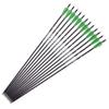 YLS Archery 26Inch Carbon Arrow Practice Hunting Arrows with 100 Grain Removable Tips for Compound & Recurve Bows (Pack of 12) view 3