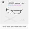 PapaViva Replacement Nose Pieces & Ear Socks Rubber Kits for Oakley Probation OO4041/Inmate Sunglass - White view 3