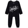 Furmall Let The Adventure Begin Unisex Baby Rompers Long Sleeve Playsuit Outfit Clothes Black view 1