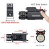 COSMOING 400 Yards Red LED Gun Flashlight Tactical Rail Mounted with Quick Release, Fits Glock Taurus Ruger Springfield H&K S&W view 4