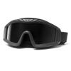 QWORK Outdoor Sports Military Airsoft Tactical Goggles with 3 Interchangable Lens for Riding, Black view 1