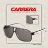 Carrera Grand Prix 2/S 07C5/M9 64MM Black Crystal/Grey Polarized Rectangular Sunglasses For Men For Women +BUNDLE with ACCESSORY EYEWEAR KIT view 3