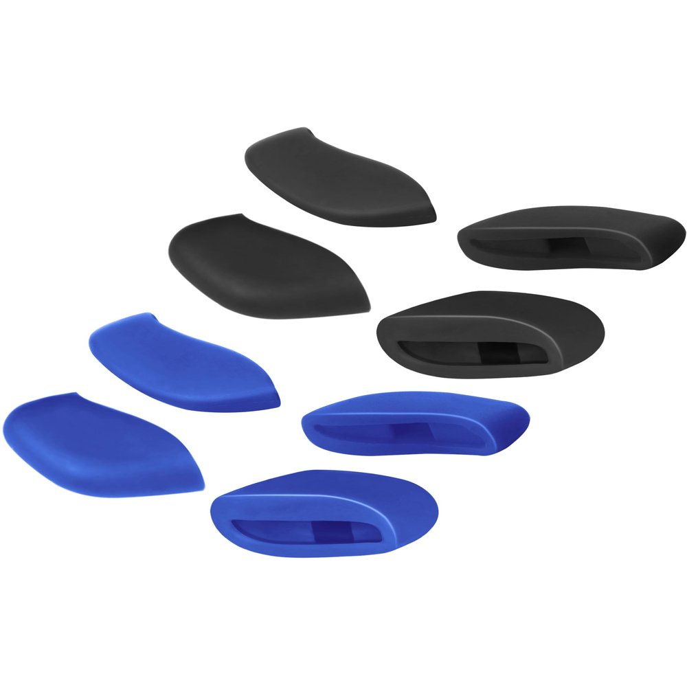 Mryok 2 Pair Replacement Nosepiece Nosepad for Oakley Si Speed Jacket OO9228 - Blue & Black