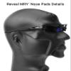 Mryok 2 Pair Replacement Nosepiece Nosepad for Oakley Si Speed Jacket OO9228 - Blue & Black view 4