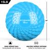 GYMMAGE Slam Ball, Weighted Ball for Exercise, 10, 15, 20, 25, 30, 40, 50lbs Exercise Slam Medicine Ball for Strength and Crossfit & Conditioning Training Home Gym Workout, with Easy-Grip Surface view 2