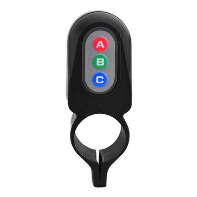 ABC Black Cycling Password Lock Anti-Theft Safety 4-Digit Code Lock Security Vibration Alarm Tool