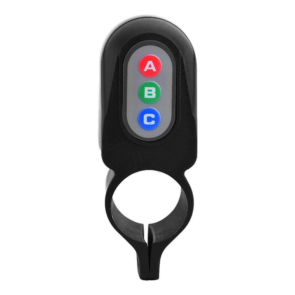 ABC Black Cycling Password Lock Anti-Theft Safety 4-Digit Code Lock Security Vibration Alarm Tool