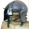 Medieval Bascinet Buhurt Helmet Made in 14 Gauge Steel ABS view 1