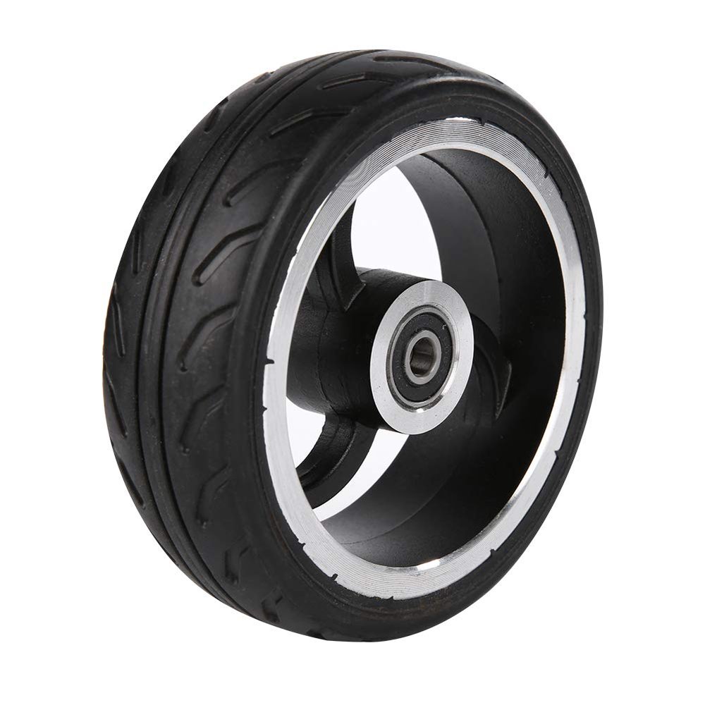 Life Electric Scooter Tyre, 5.5inch Shock-Absorbing Anti-Explosion Solid Rear Wheel Scooter Accessories Compatible with M365 Electric Scooter