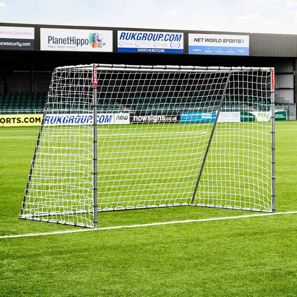 FORZA Replacement Soccer Goal Net [9 Sizes] | Premium Weatherproof Soccer Nets for Steel42 Football, Futsal & GAA Goals NET ONLY (10.5ft x 6.5ft (Futsal))
