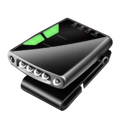 Arinda Clip-On Cap LED Light LED Hat Light Headlamp Flashlight with Rechargeable Power Display Adjustable Angle Ultra Bright