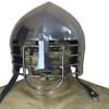 Medieval Early Nasal 18 Gauge Steel Helmet ABS view 1