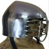 Medieval Early Nasal 18 Gauge Steel Helmet ABS view 2