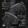 Clip & Carry IWB Kydex Holster for The Taurus PT111, G2, G2C, G2S Pistol - Inside Waistband Concealed Carry - Audible Retention - Adjus. Cant - Claw Compatible - USA Veteran Made view 2