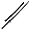 E-BOGU Polypropylene Wooden Style Black Sword with Black Saya Scabbard (38.5" Mokume) view 1