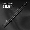 E-BOGU Polypropylene Wooden Style Black Sword with Black Saya Scabbard (38.5" Mokume) view 2