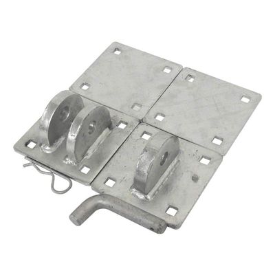 Extreme Max 3005.5588 Heavy-Duty Floating Dock Galvanized Link Connector Kit - Includes Two Complete Hinge Sets to Connect Two Floating Dock Sections