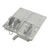 Extreme Max 3005.5588 Heavy-Duty Floating Dock Galvanized Link Connector Kit - Includes Two Complete Hinge Sets to Connect Two Floating Dock Sections view 1