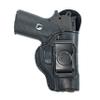 Maxx Carry Inside The Waistband Leather Holster for Kimber 1911 4". IWB Holster with Clip Conceal Carry. Black Right Hand. view 1