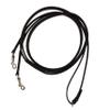 Grewal Equestrian Havana Leather Draw Reins with Clips and Girth Loop view 2