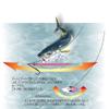 ! Shout! Stay Real Color Yellow Tail Junkie Sinking Saltwater Slow Pitch Fishing Jig 100g view 2