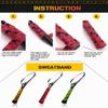 Youth Racket Overgrip, Camouflage Super Absorbent, Skid Resist Absorb Sweat Grip Tape, Handles Protection for Tennis Badminton Racquetball Squash Baseball view 4