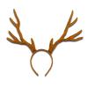 MR.FOAM Reindeer Antlers Headband, Festive Adult Deer Antler Headpiece for Halloween, Christmas, and Easter Party (brown) view 1