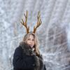 MR.FOAM Reindeer Antlers Headband, Festive Adult Deer Antler Headpiece for Halloween, Christmas, and Easter Party (brown) view 4