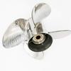 Flish Propeller OEM Stainless Steel 3-4 Blades Outboard Propeller fit Honda Engines 75-130HP,15 Tooth Spline, RH (13 X 19 (LH,4 Blades)) view 1