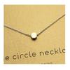 Baydurcan Dot Necklace Simple Pendant Chain Necklace with Message Card Gift Card view 2
