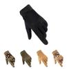HYCOPROT Full Finger Tactical Gloves, Touch Screen Knuckle Protective Breathable Lightweight Outdoor Military Gloves for Shooting, Hunting, Motorcycling, Climbing (Medium, Black) view 1