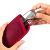 TRIUMPH VISION Eyeglasses Case Small for Reading Glasses Light Neoprene Slim Sunglasses Sleeve Eyewear Pouch Check Soft Protection 3 Pack view 3