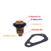 Boat Motor 3R3-01030-0 3R3010300 3R3010300M 3NV-01030-0 3NV010300 3NV010300M Thermostat & 346-01032-0 346010320 346010320M Gasket for Nissan & for Tohatsu Outboard Engine MFS8 - MFS30 view 3