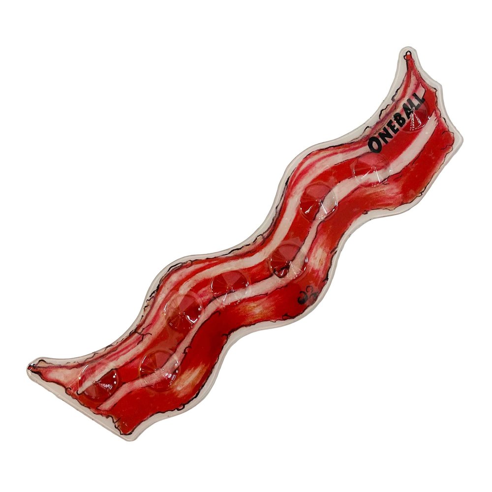 ONEBALL One Mfg Bacon Snowboard Stomp Pad 7" x 2.5" - Lightweight, Anti-Slip, USA Made Traction
