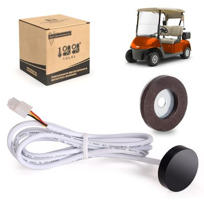 10L0L Golf Cart 36V Speed Sensor with Speed Sensor Magnet for EZGO PDS 2000 UP Electric Models,OEM# 73327-G01, 73328-G01