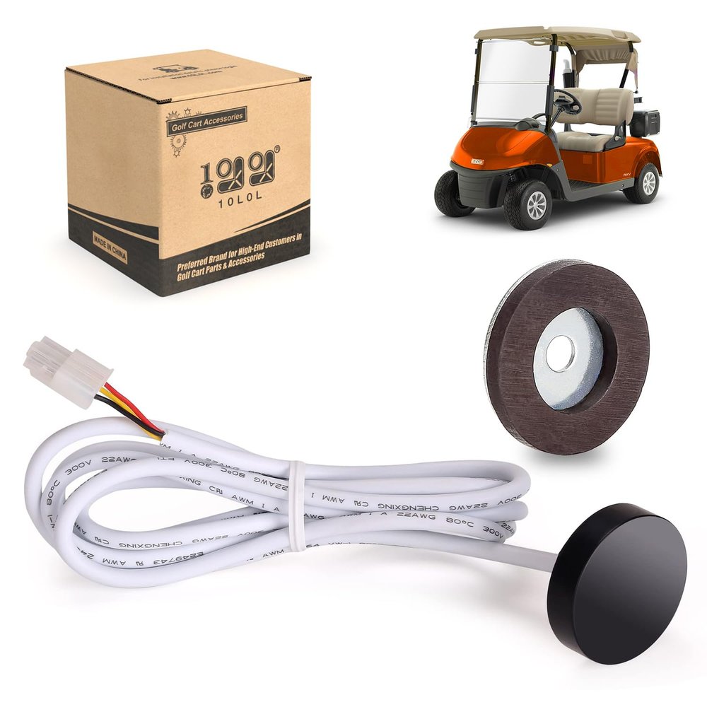 10L0L Golf Cart 36V Speed Sensor with Speed Sensor Magnet for EZGO PDS 2000 UP Electric Models,OEM# 73327-G01, 73328-G01